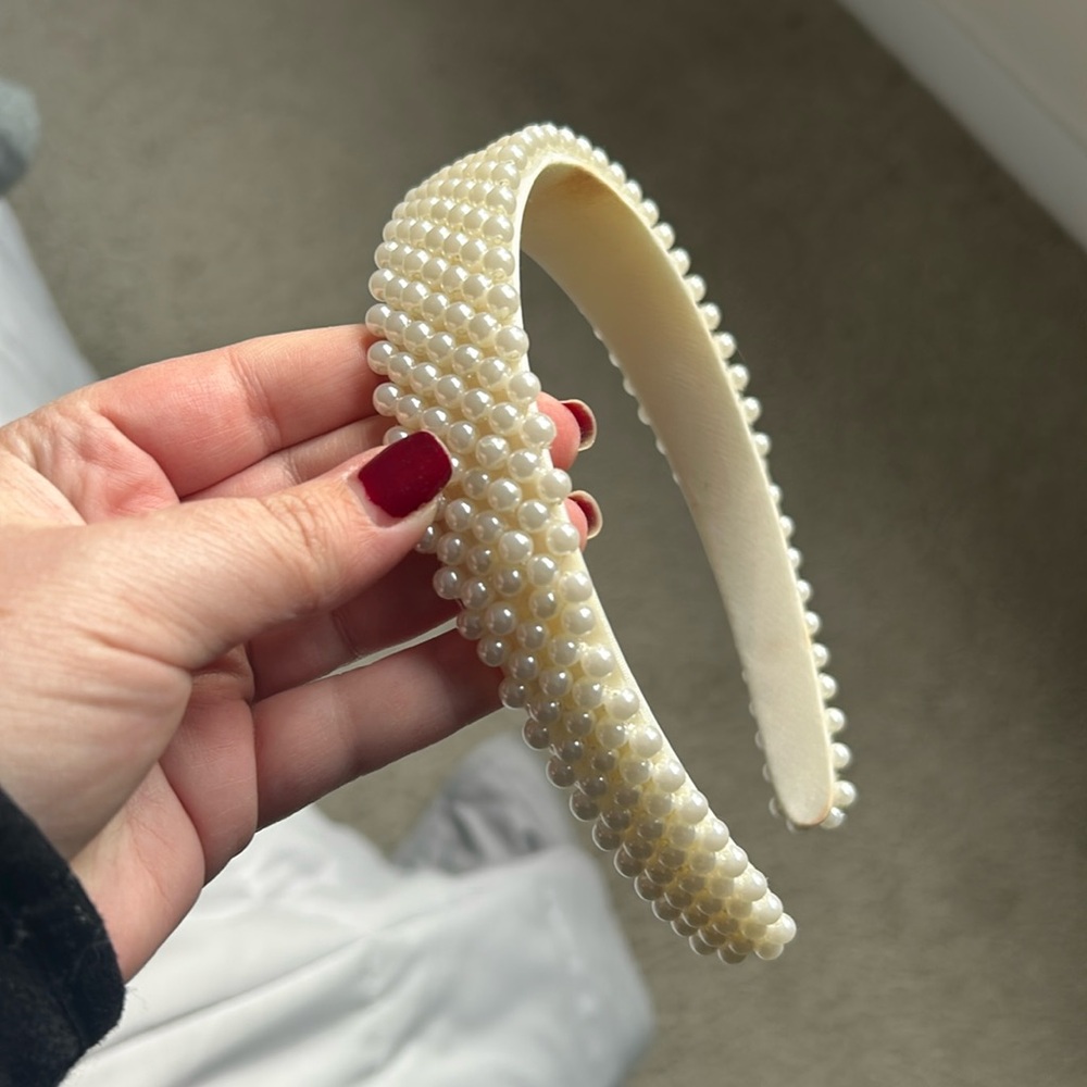 J Crew Pearl Headband